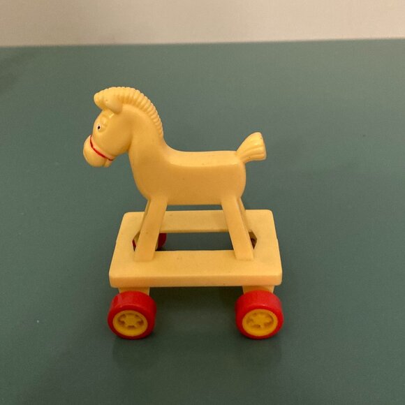 Fisher Price VTG Little People Collectible Toys: Baby/High Chair/Table/Tricycle - Picture 15 of 16